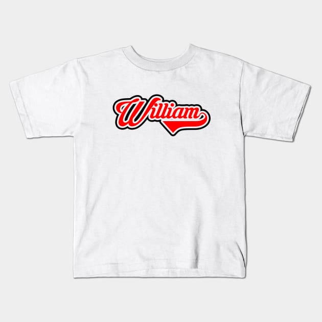 WILLIAM Kids T-Shirt by Teebevies